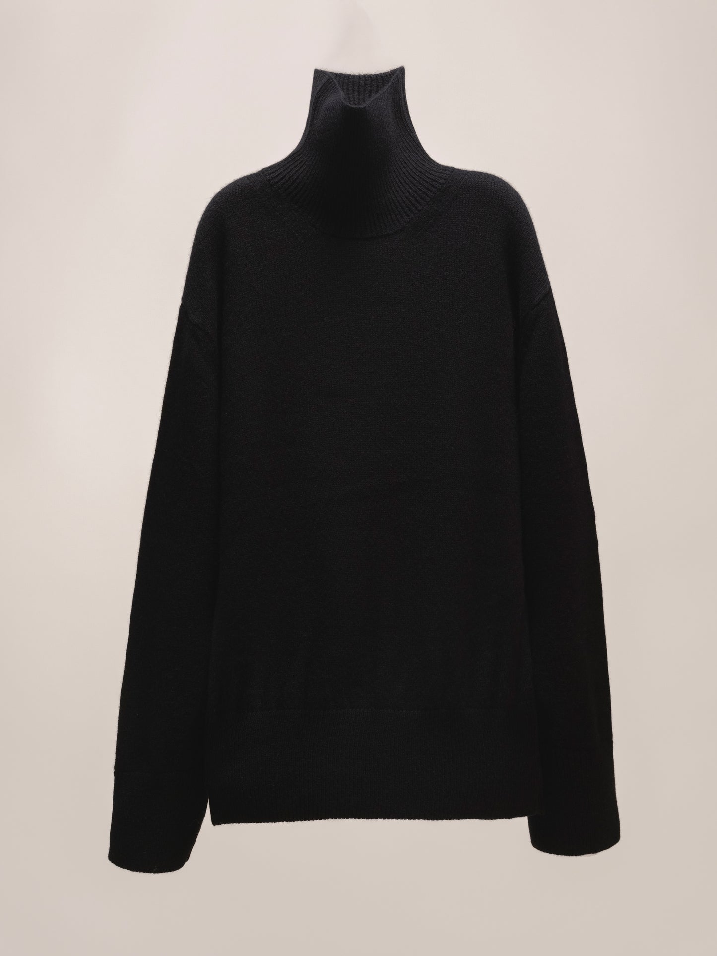 Pure Cashmere Maxi High Neck Sweater