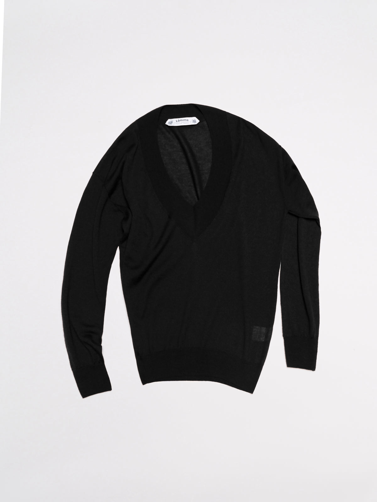 Merino & Silk V-Neck Sweater