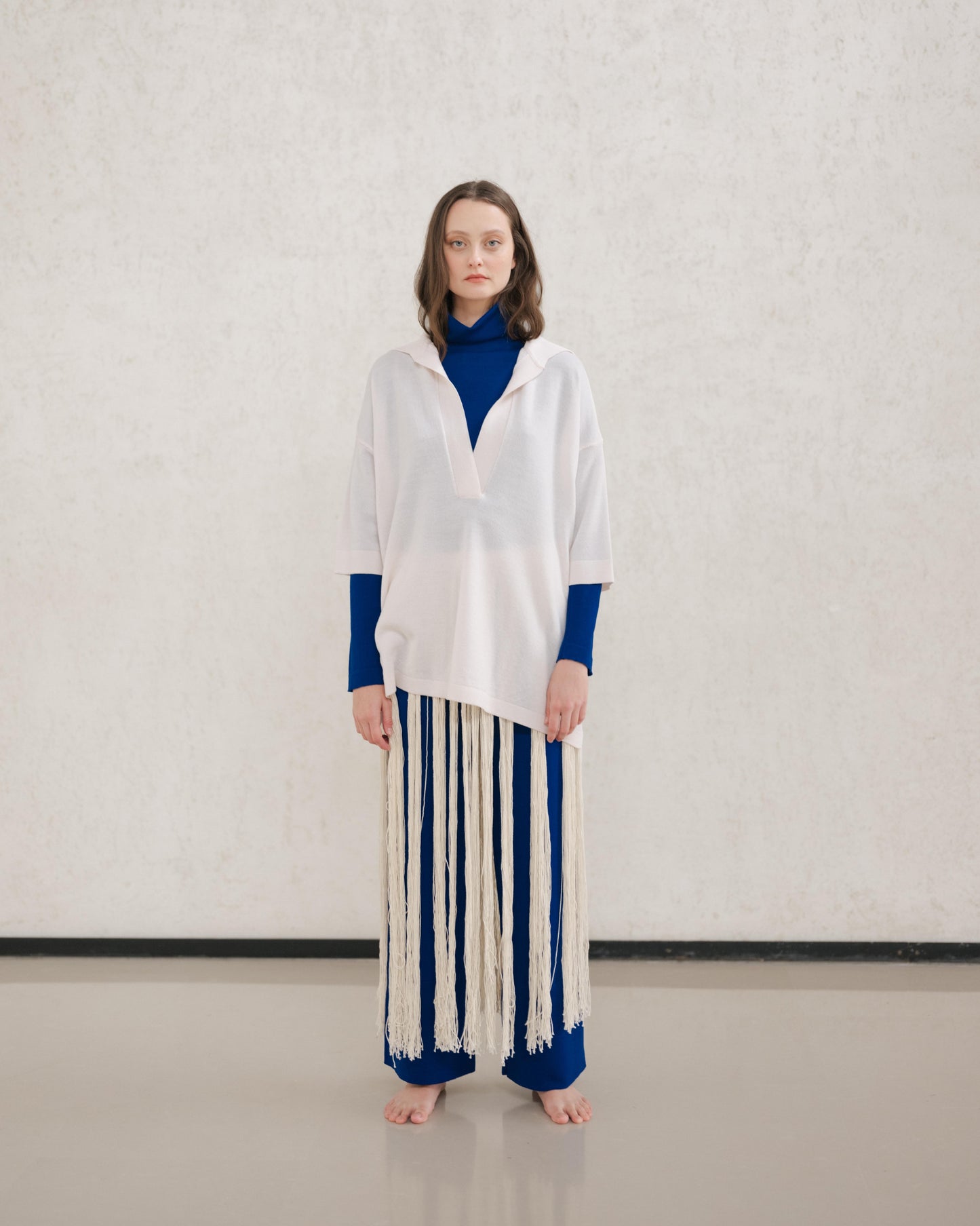 Extra Fine Merino Wool Maxi Polo