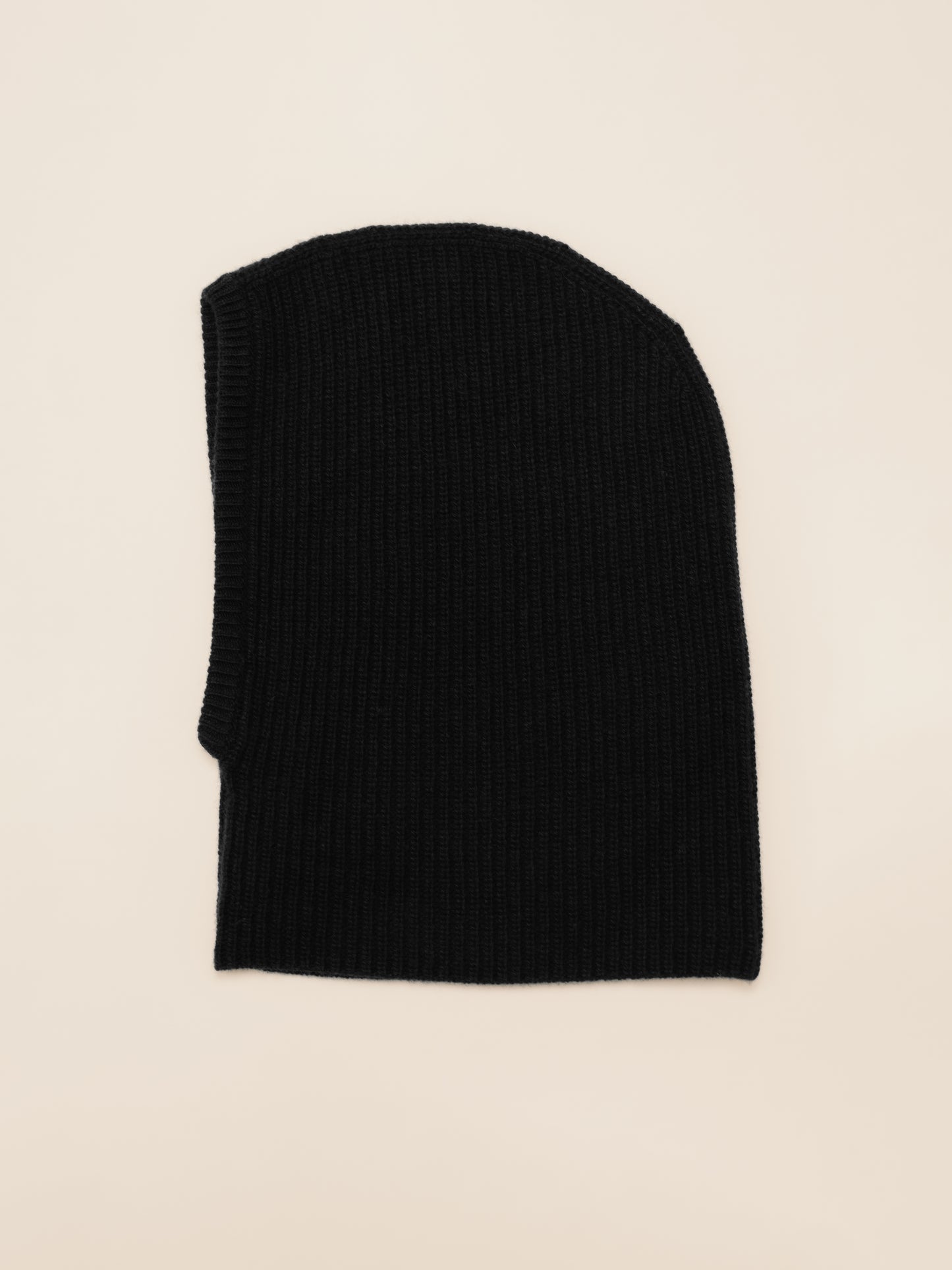 Cashmere Mix Ribbed Balaclava