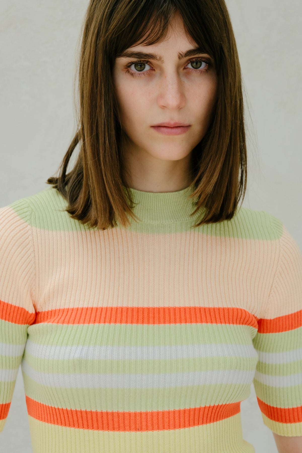 Pima Cotton Striped Ribbed T-Shirt – Lèmme, made in Italy