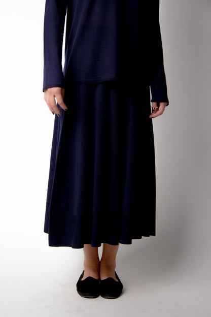 Extra Fine Merino A-Line Skirt (3D-Knit)