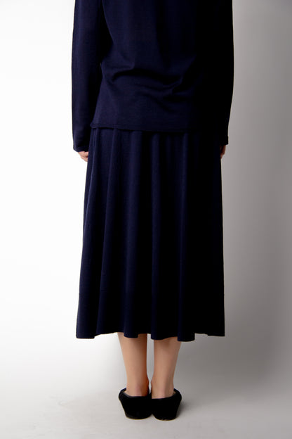 Extra Fine Merino A-Line Skirt (3D-Knit)