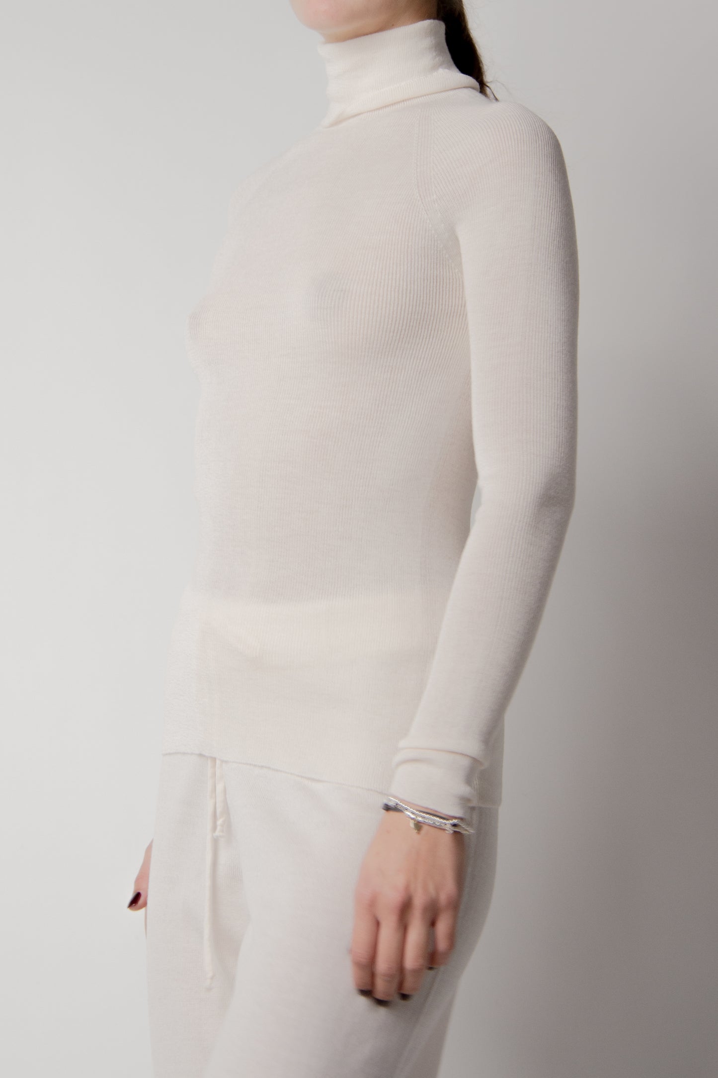 Extrafine Merino Ribbed Turtleneck (3D-Knit)