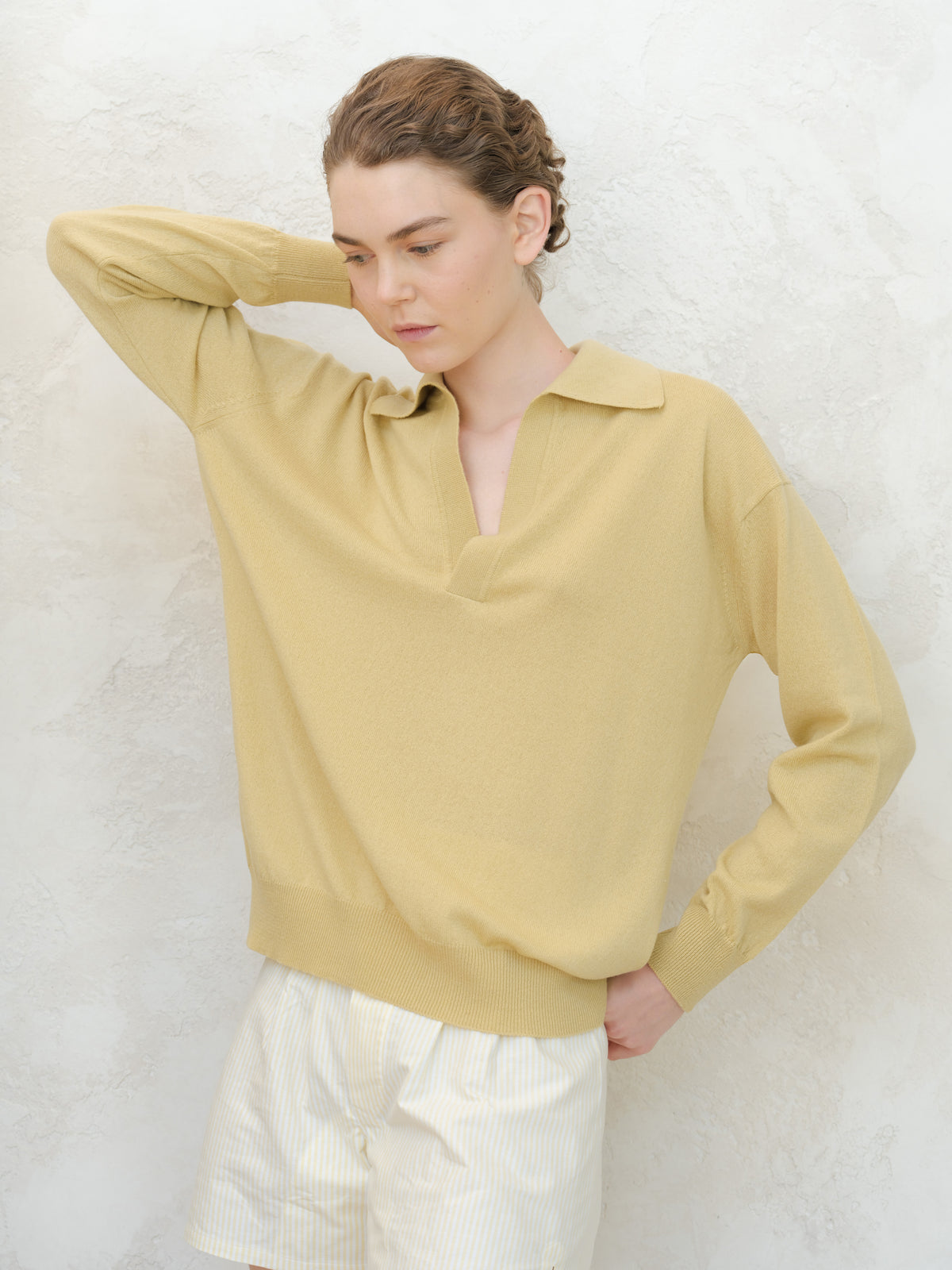 Pure Cashmere Relaxed Polo