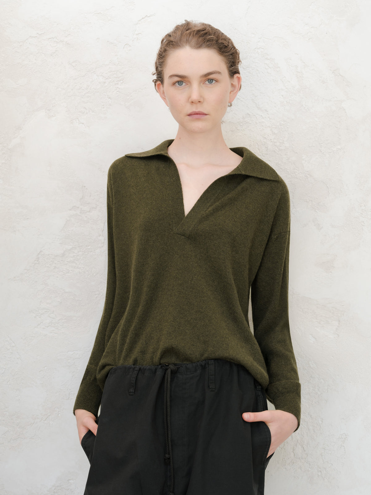 Pure Cashmere Relaxed Polo