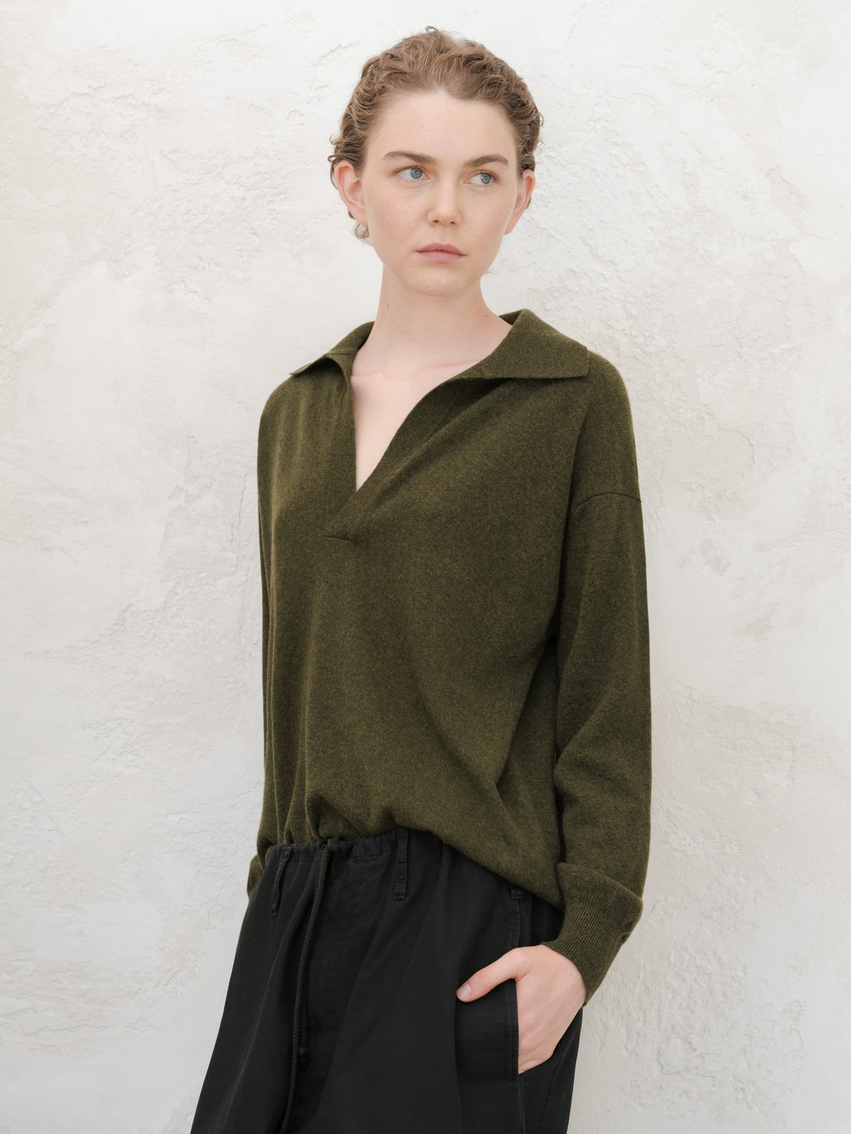Pure Cashmere Relaxed Polo