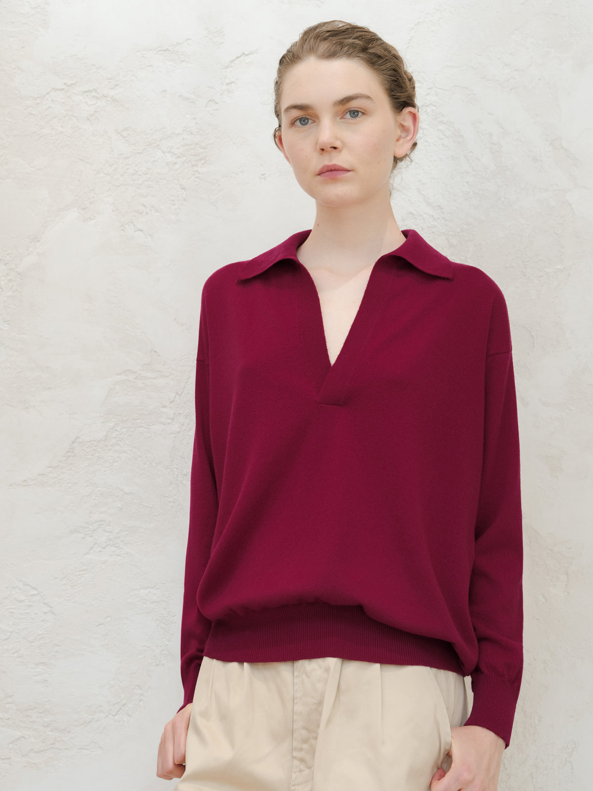Pure Cashmere Relaxed Polo