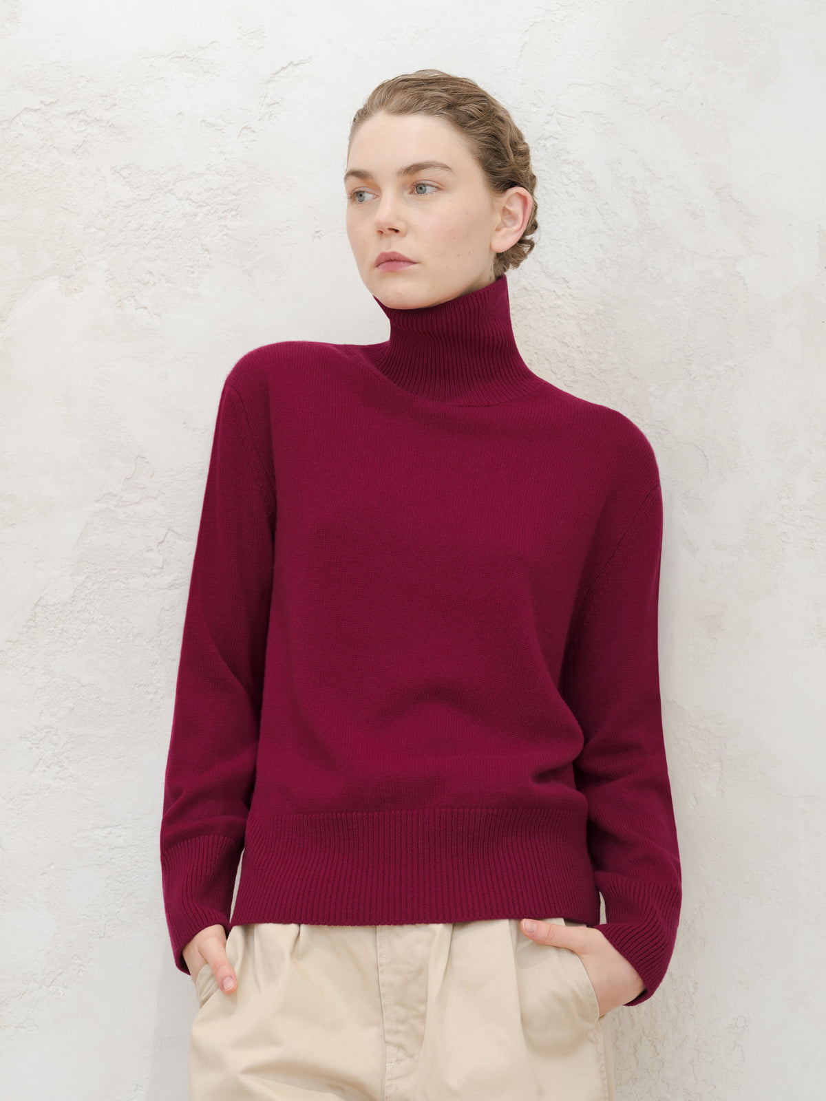 Pure Cashmere High Neck Sweater