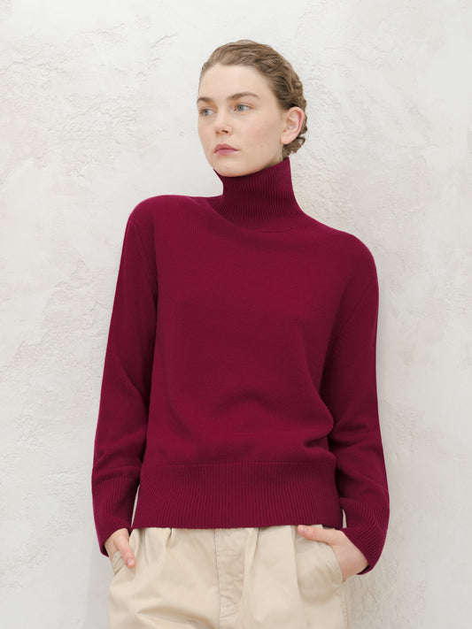 Pure Cashmere High Neck Sweater