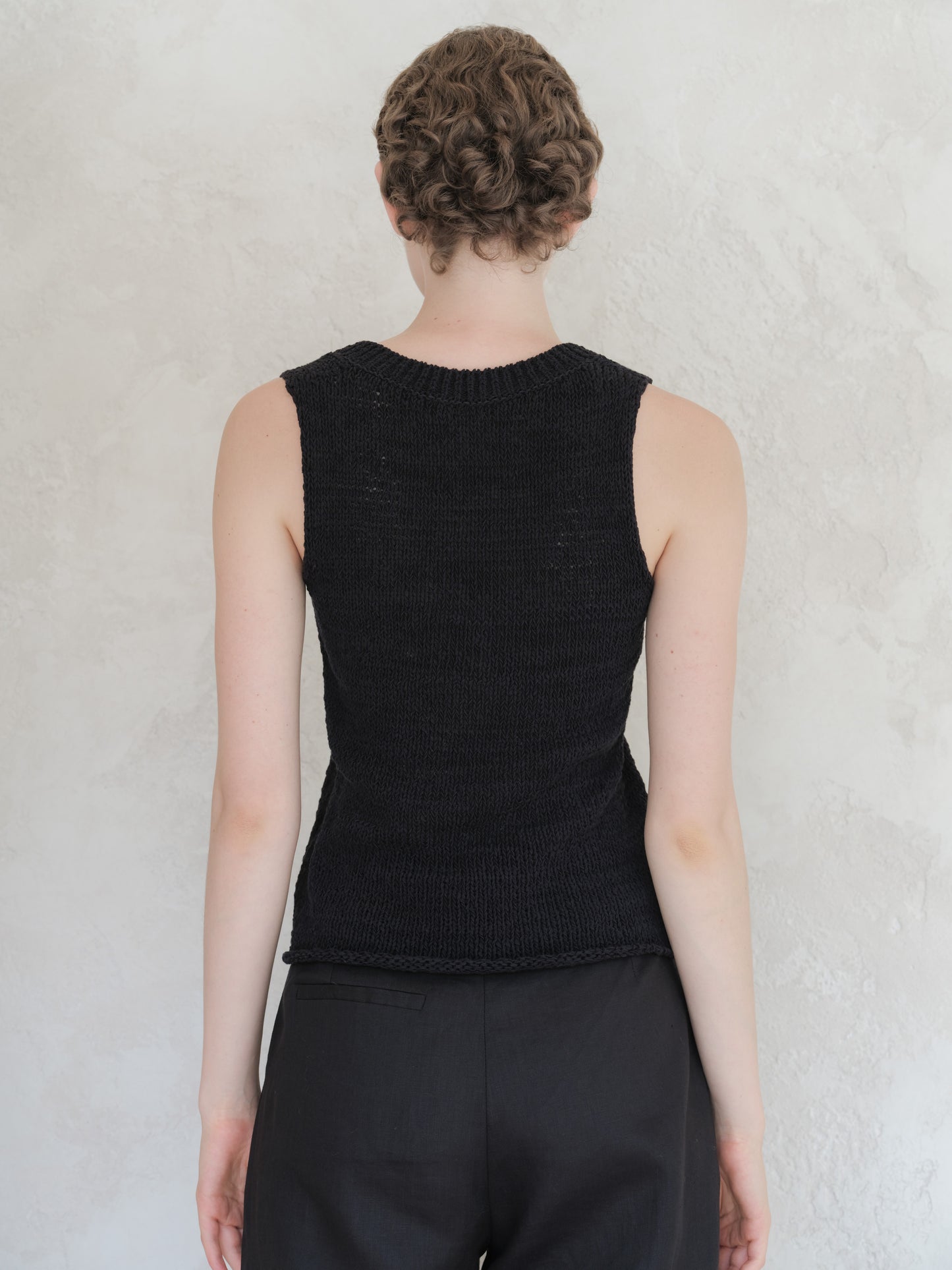 Cotton V-Neck Tank Top