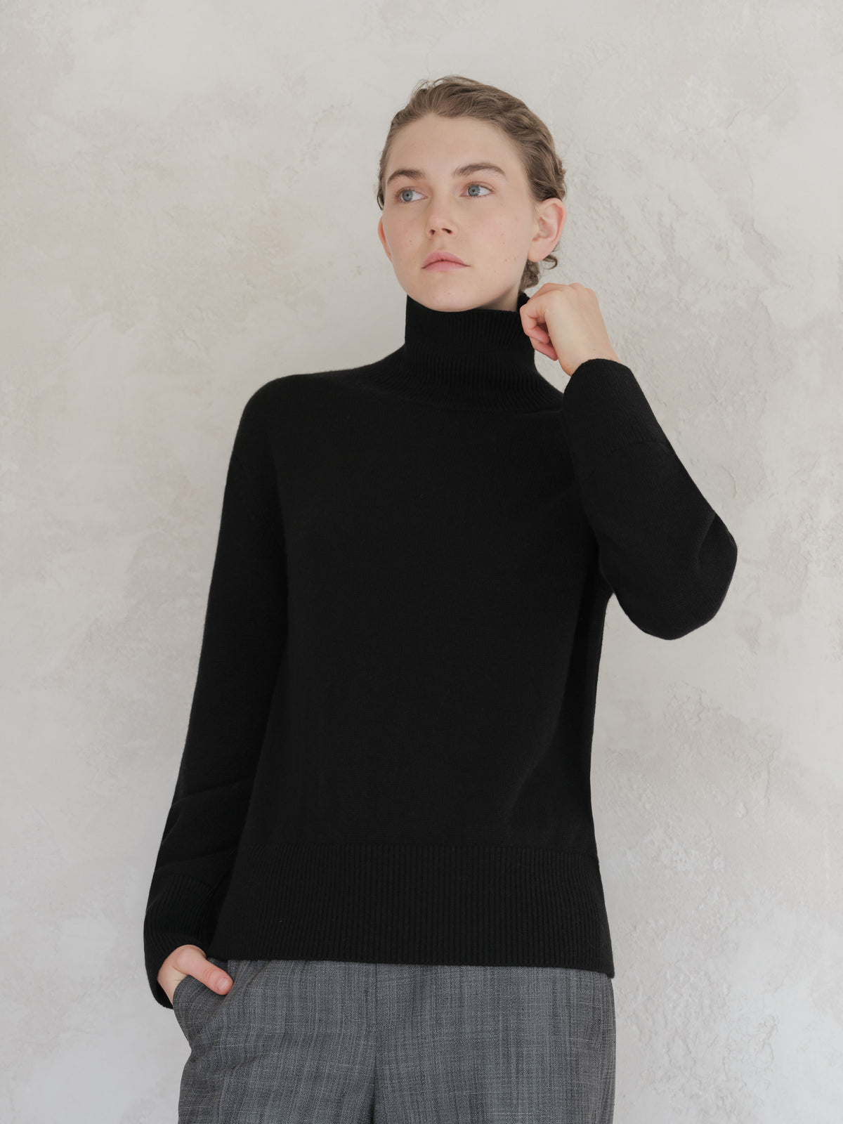 Pure Cashmere High Neck Sweater