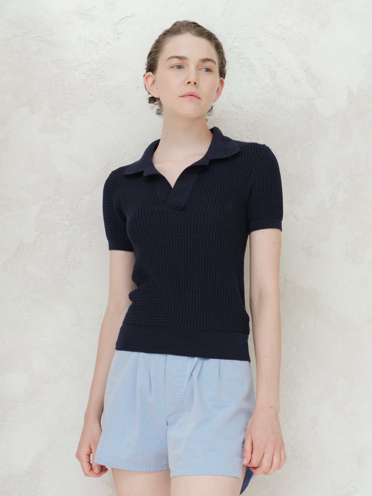 Polo Crochet in Cotone