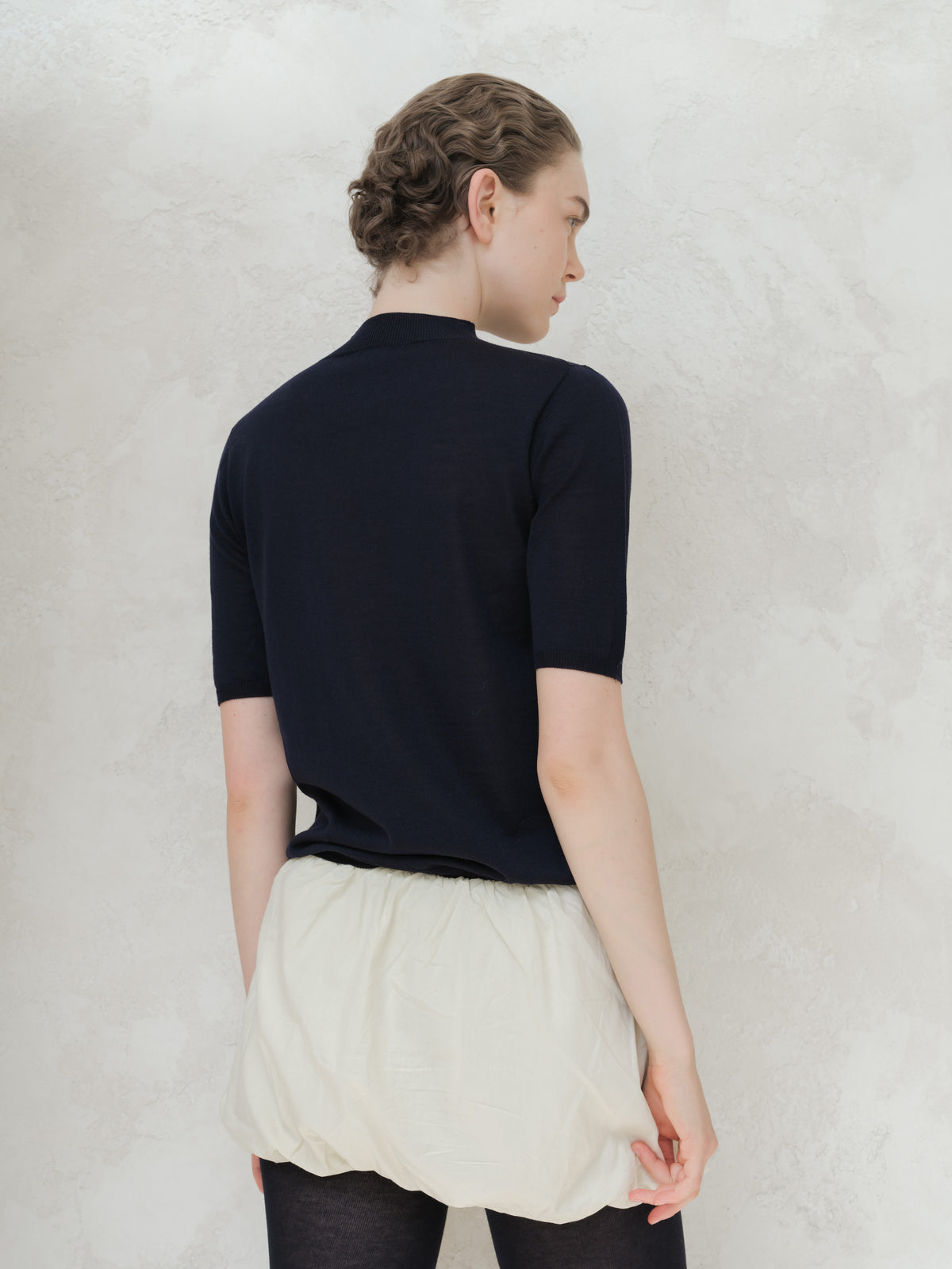 Extra Fine Merino 3/4 Mock Neck