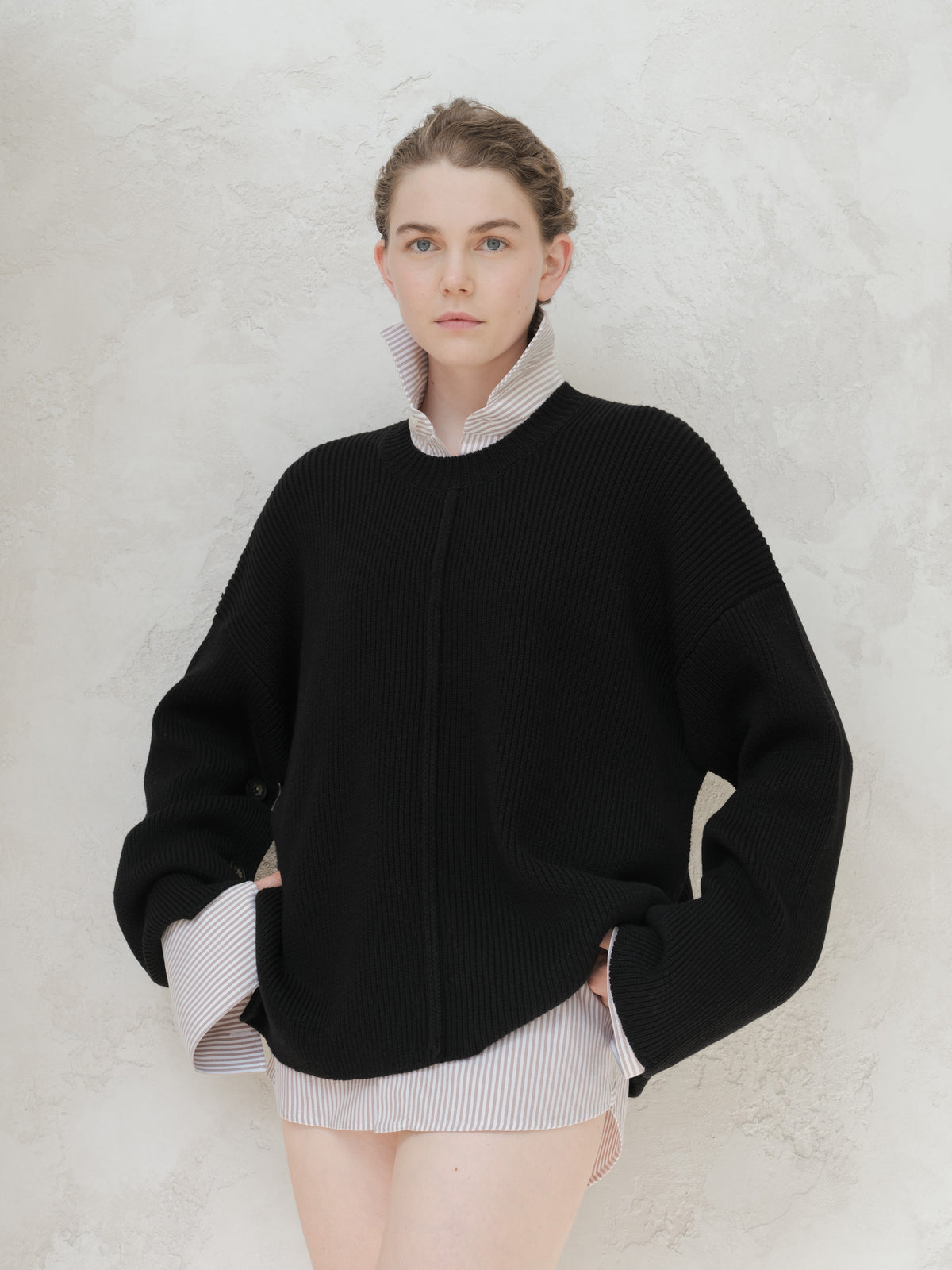 Extra Fine Merino Cape Sweater