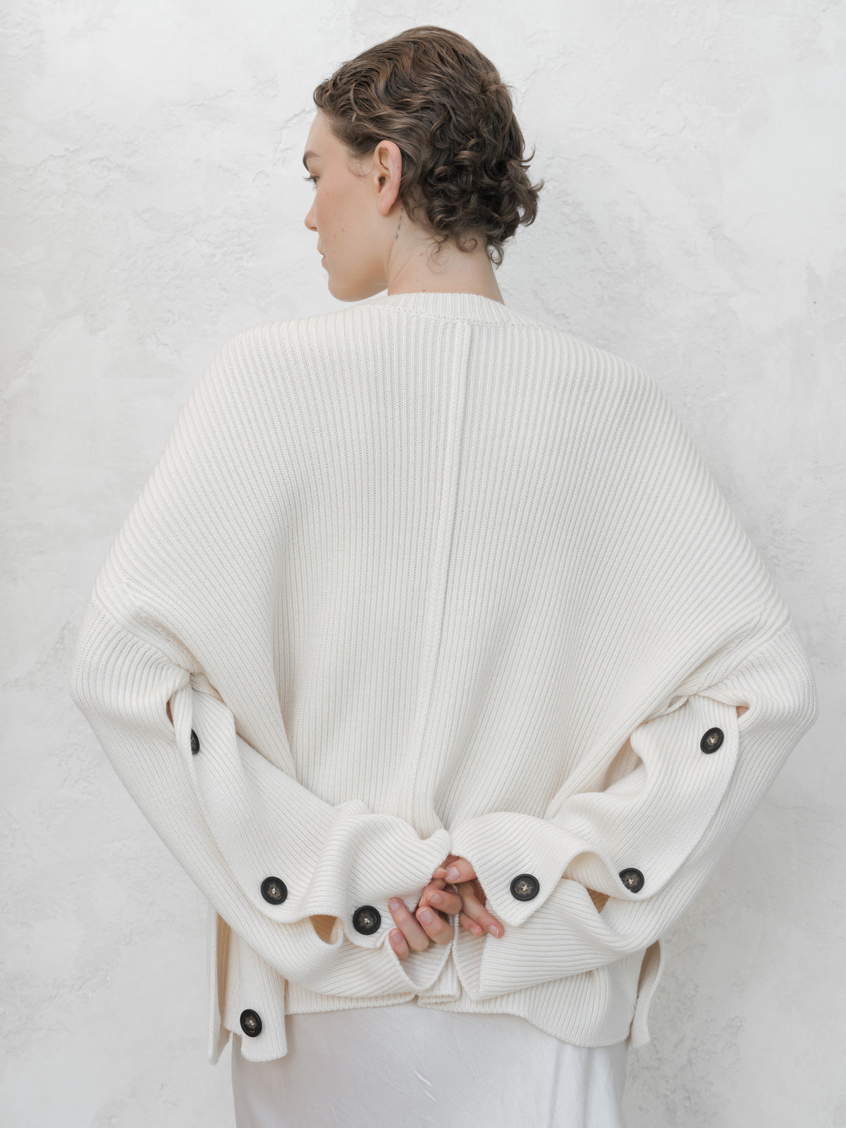 Extra Fine Merino Cape Sweater