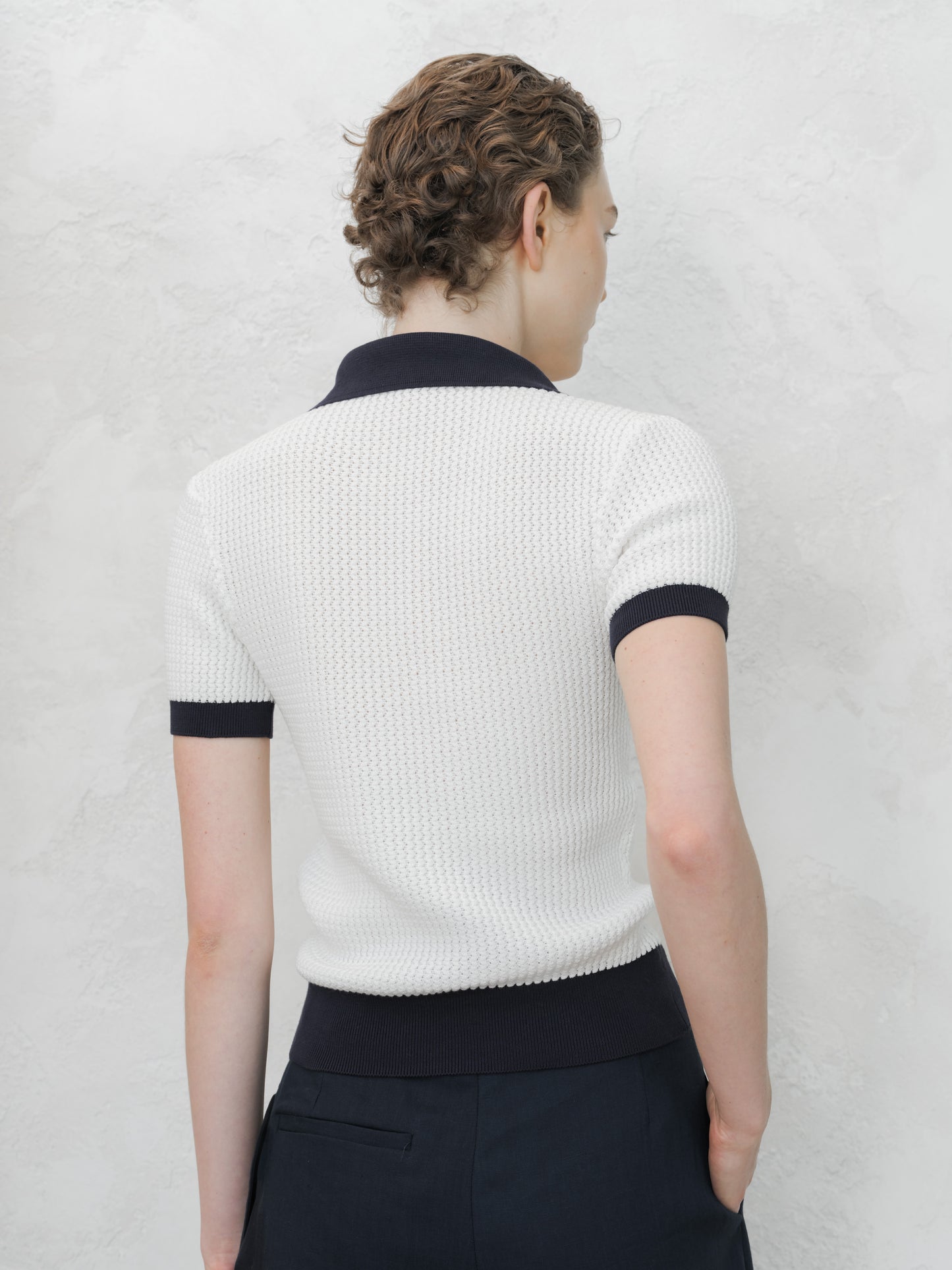 Polo Crochet in Cotone