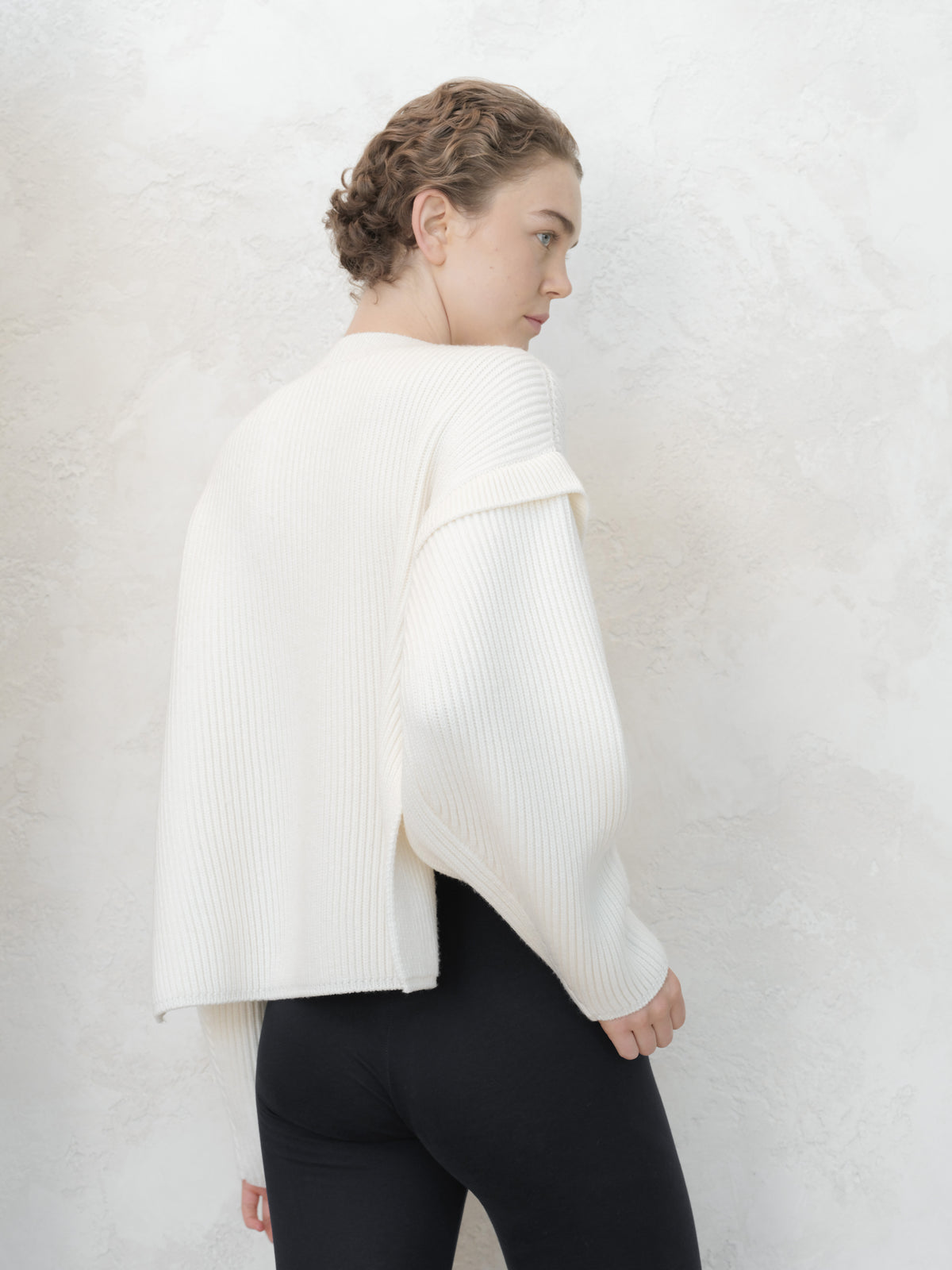 Extra Fine Merino Cropped Cardigan
