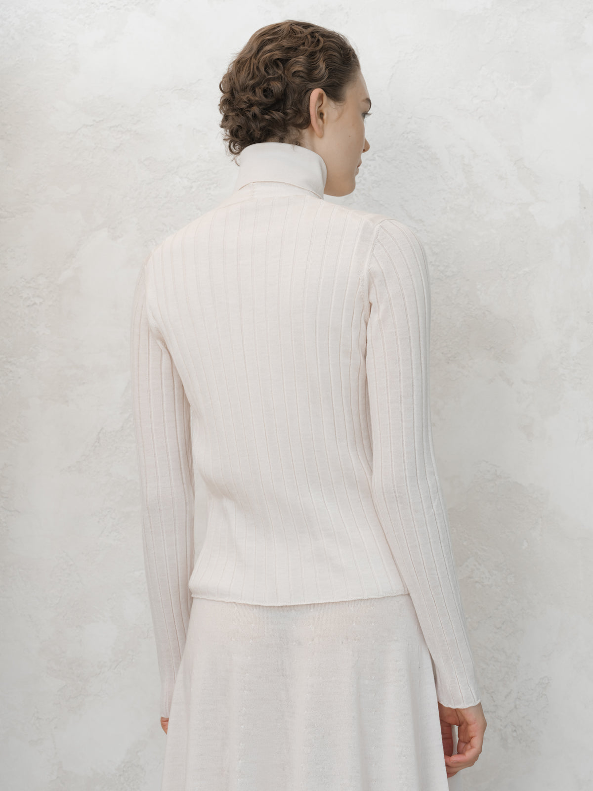 Cardigan a Costine in Merino Extra Fine