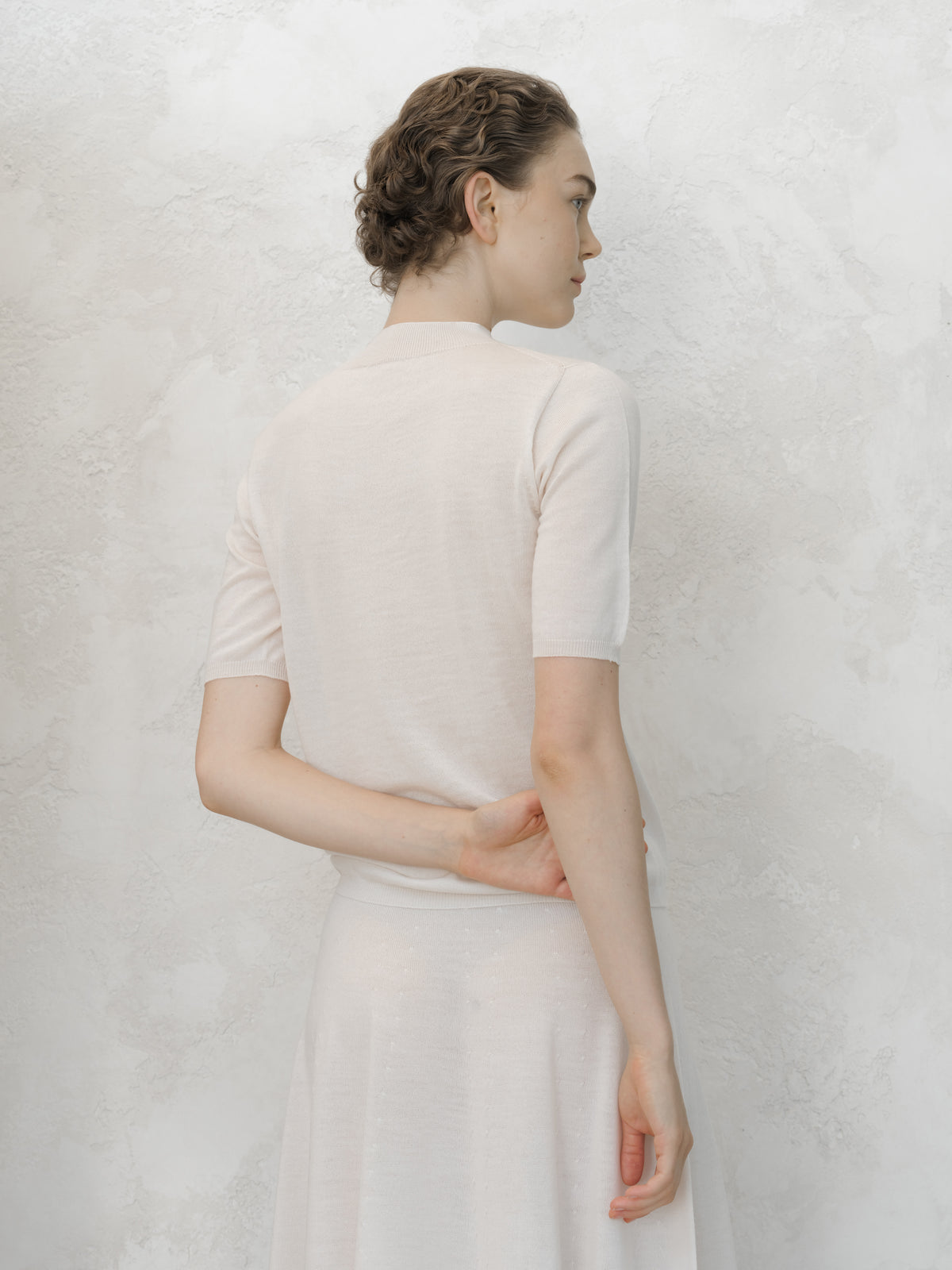 Extra Fine Merino 3/4 Mock Neck