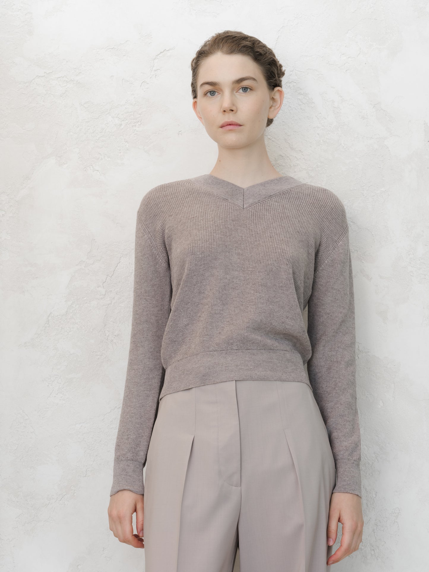 Cotton Wool V-Neck