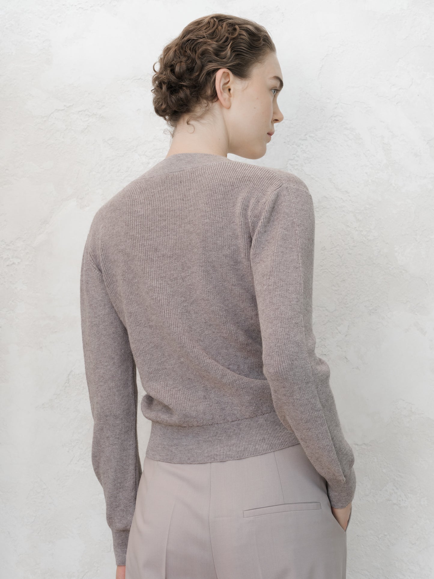 Cotton Wool V-Neck