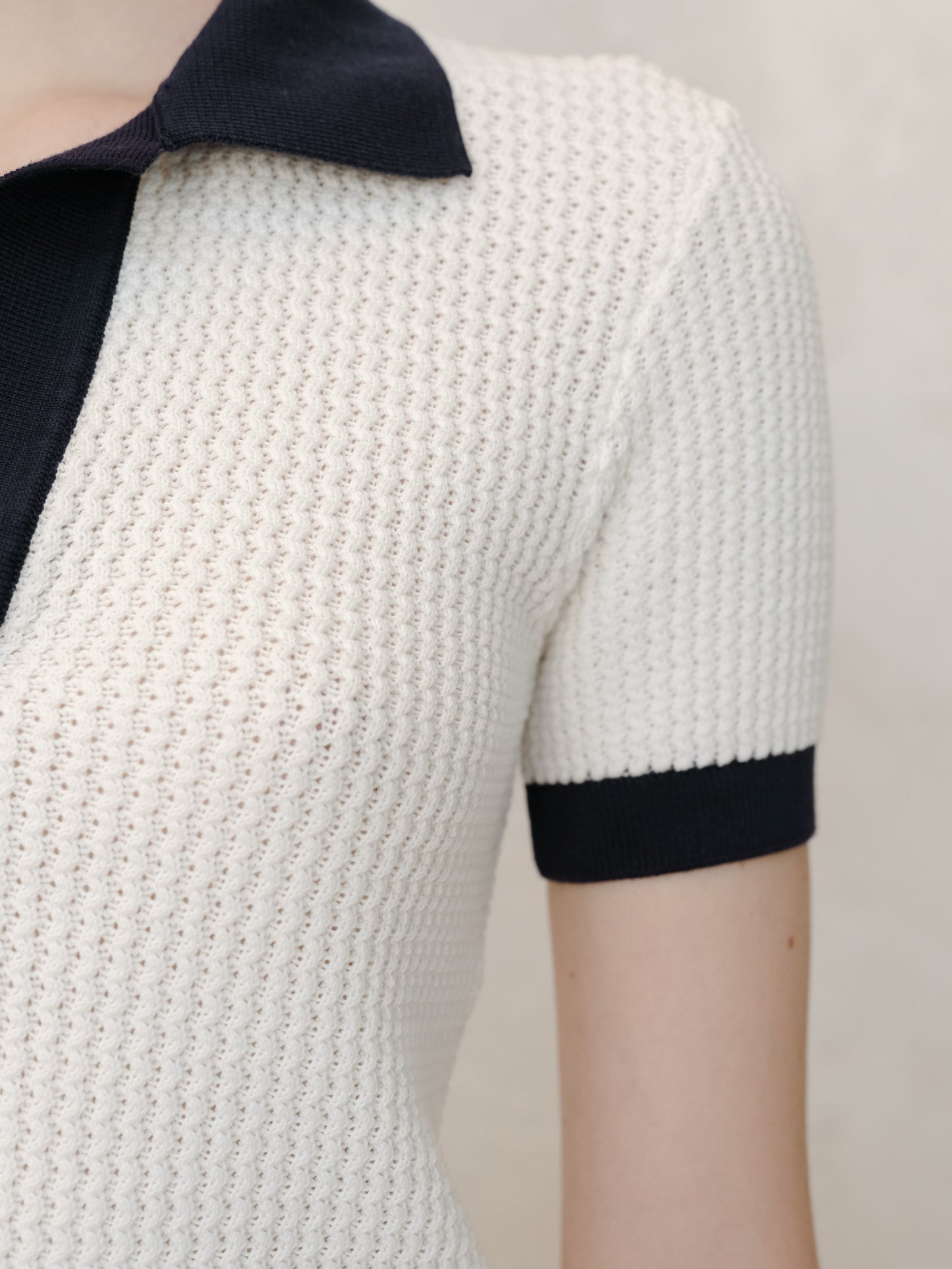 Polo Crochet in Cotone