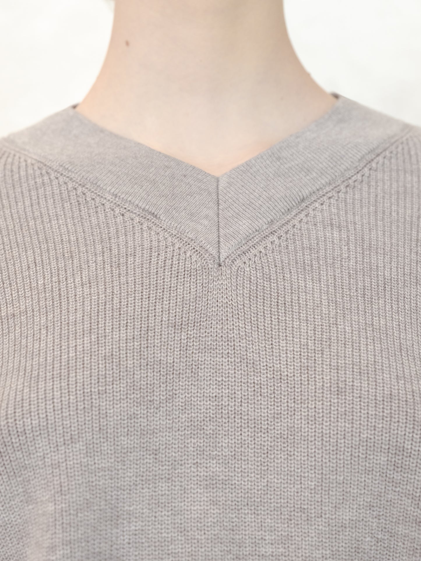 Cotton Wool V-Neck