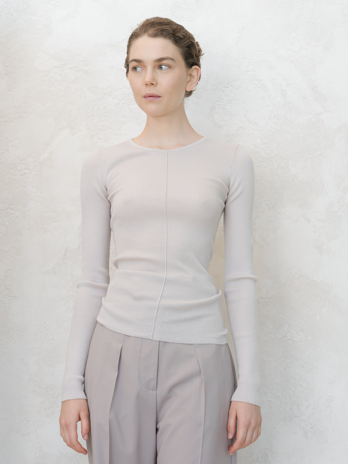 Extra Fine Merino Ribbed Crewneck