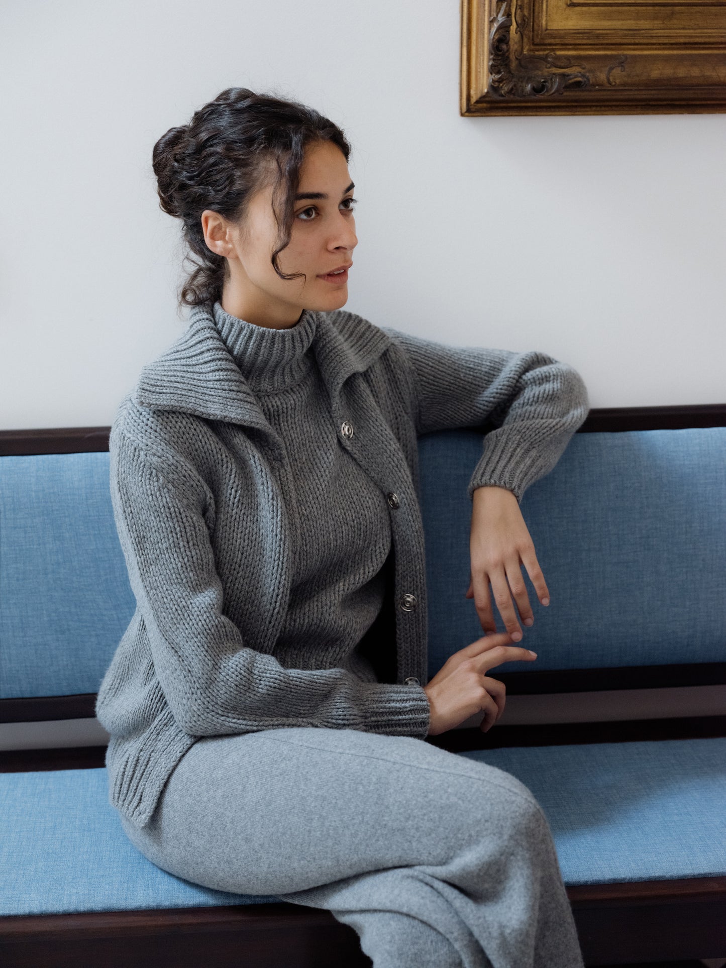 Cashmere Mix Slevelees Top