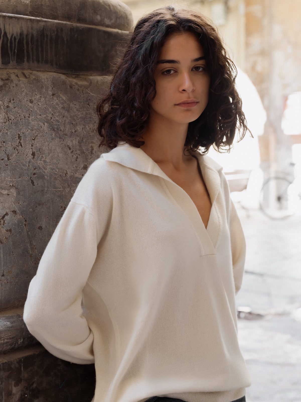 Pure Cashmere Relaxed Polo