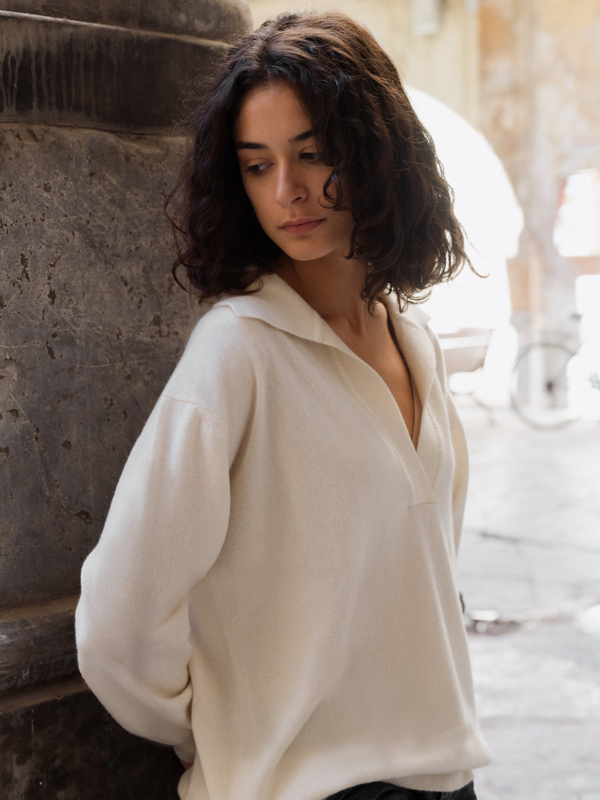 Pure Cashmere Relaxed Polo