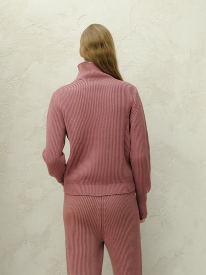 Extrafine Fine Merino Wool High Neck Sweater