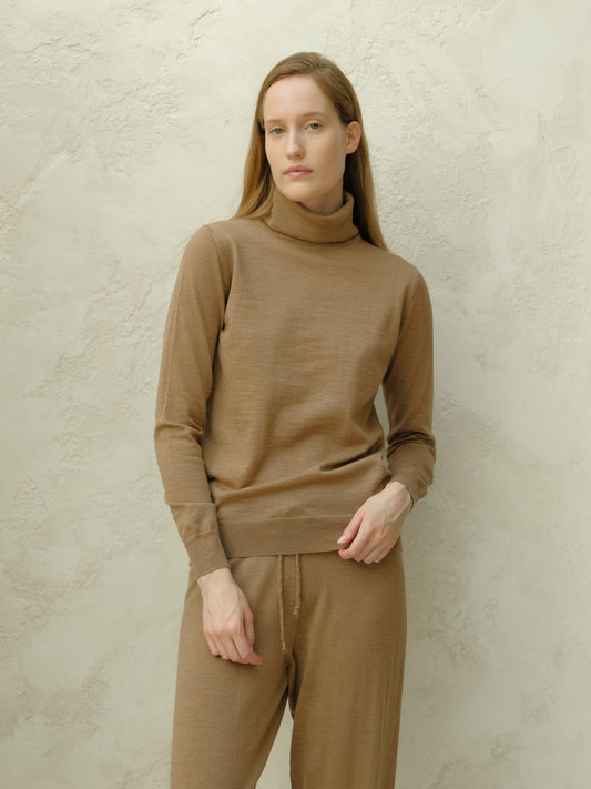 Extra Fine Merino Turtleneck Sweater