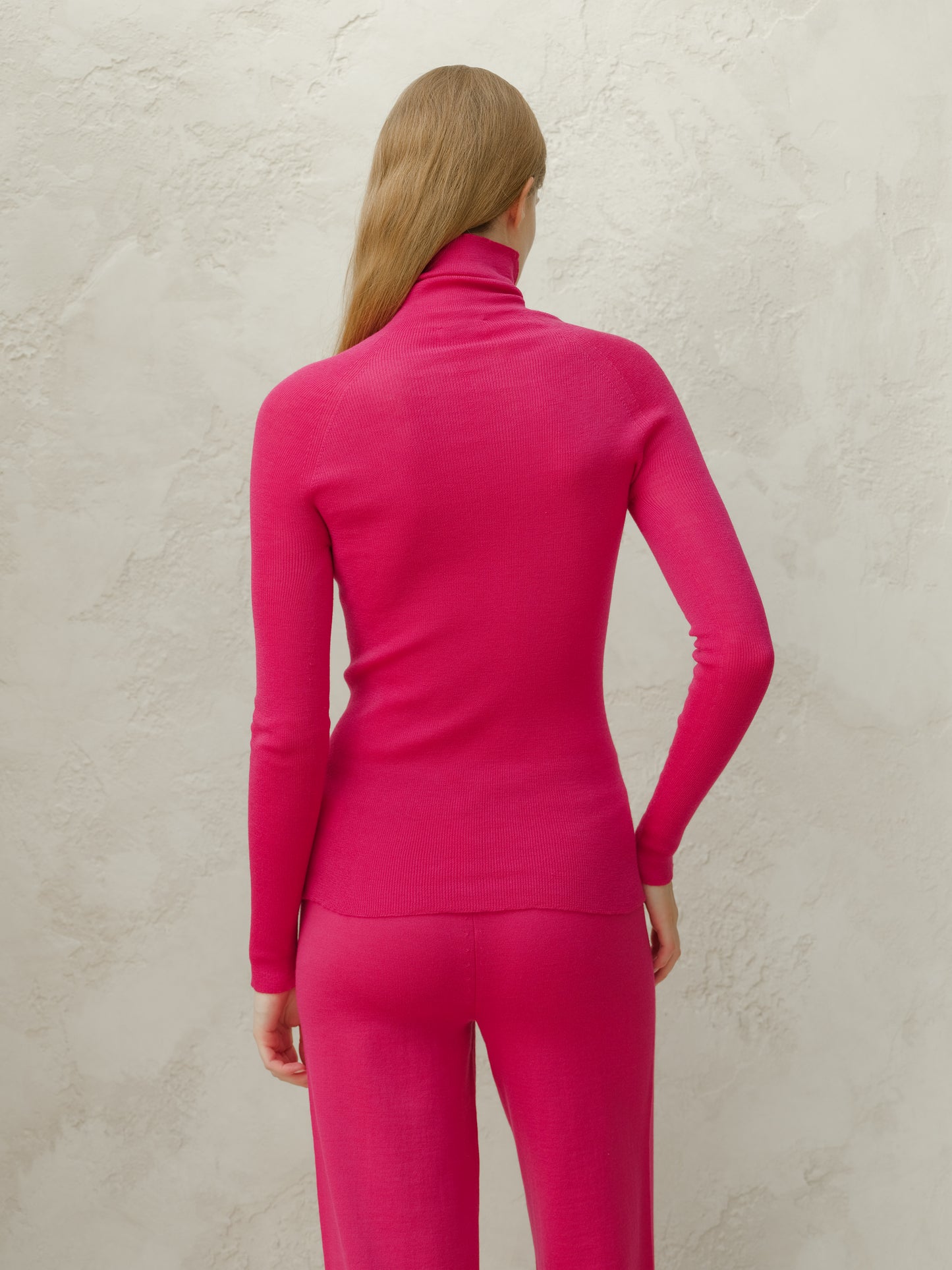 Extrafine Merino Ribbed Turtleneck (3D-Knit)