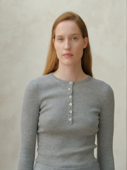 Extra Fine Merino Ribbed Fine Sweater