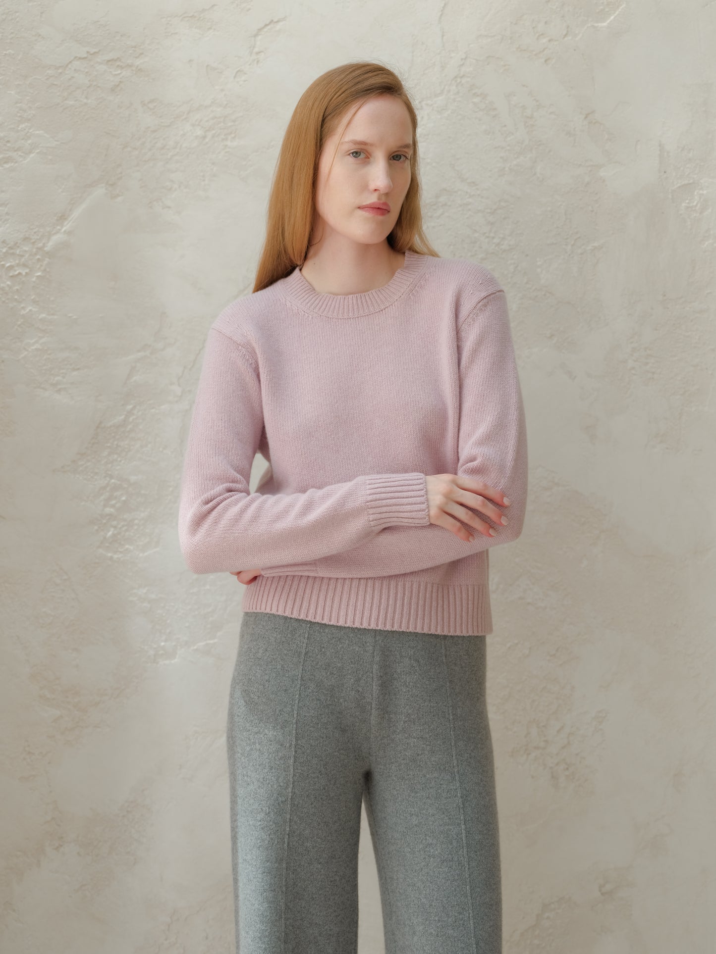 Cashmere Mix Crewneck Sweater