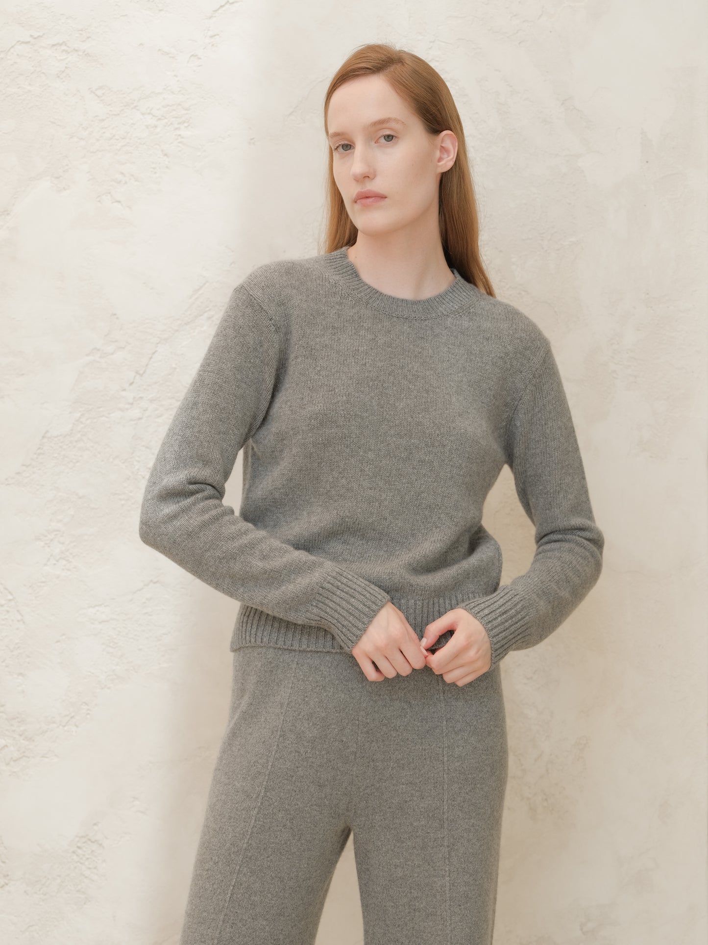 Cashmere Mix Crewneck Sweater