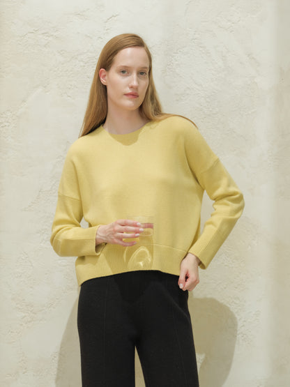 Cashmere Mix Crewneck Sweater