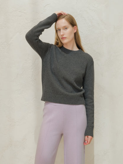 Cashmere Mix Crewneck Sweater