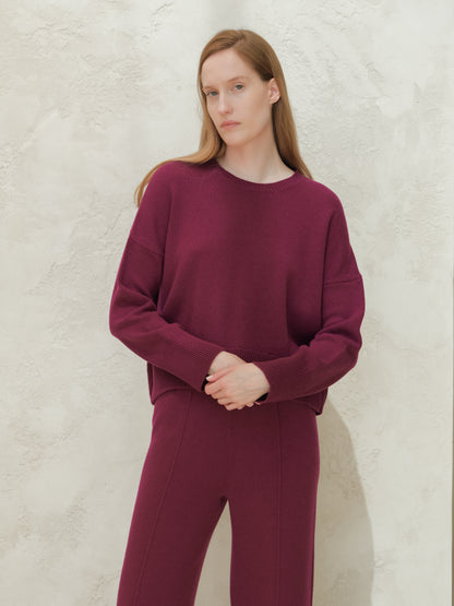 Cashmere Mix Crewneck Sweater