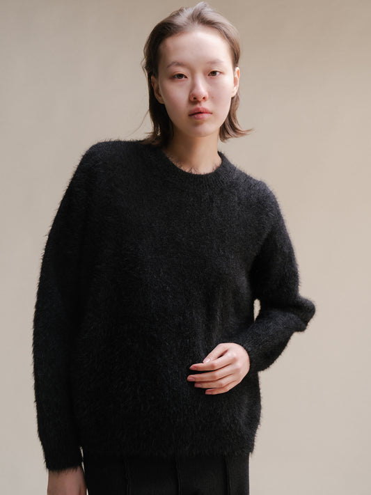 Crewneck in Alpaca Mix