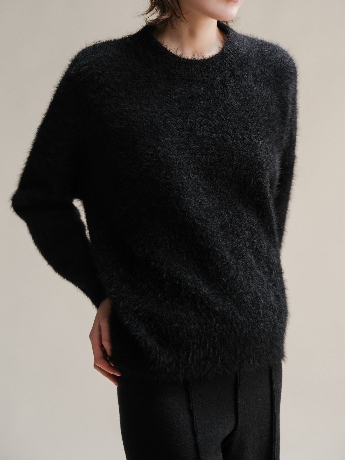 Crewneck in Alpaca Mix