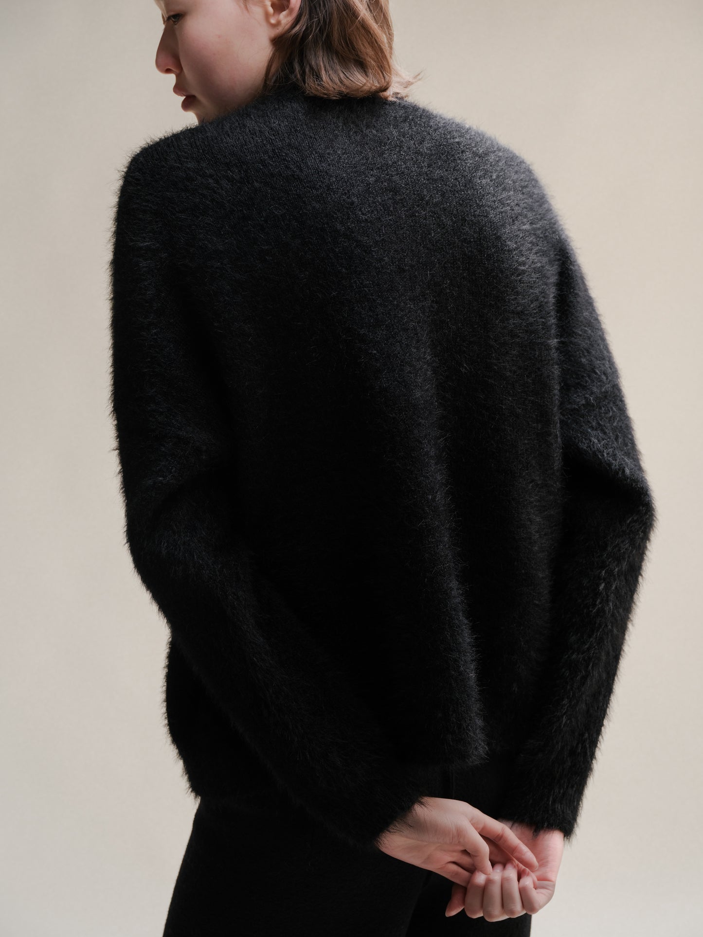 Crewneck in Alpaca Mix