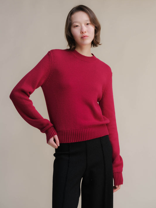 Pure Cashmere Crewneck Sweater