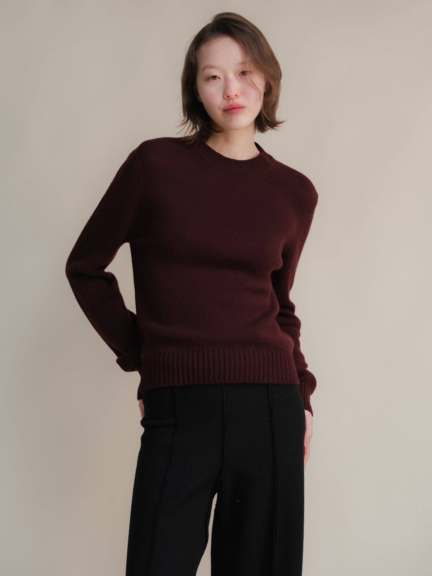 Pure Cashmere Crewneck Sweater