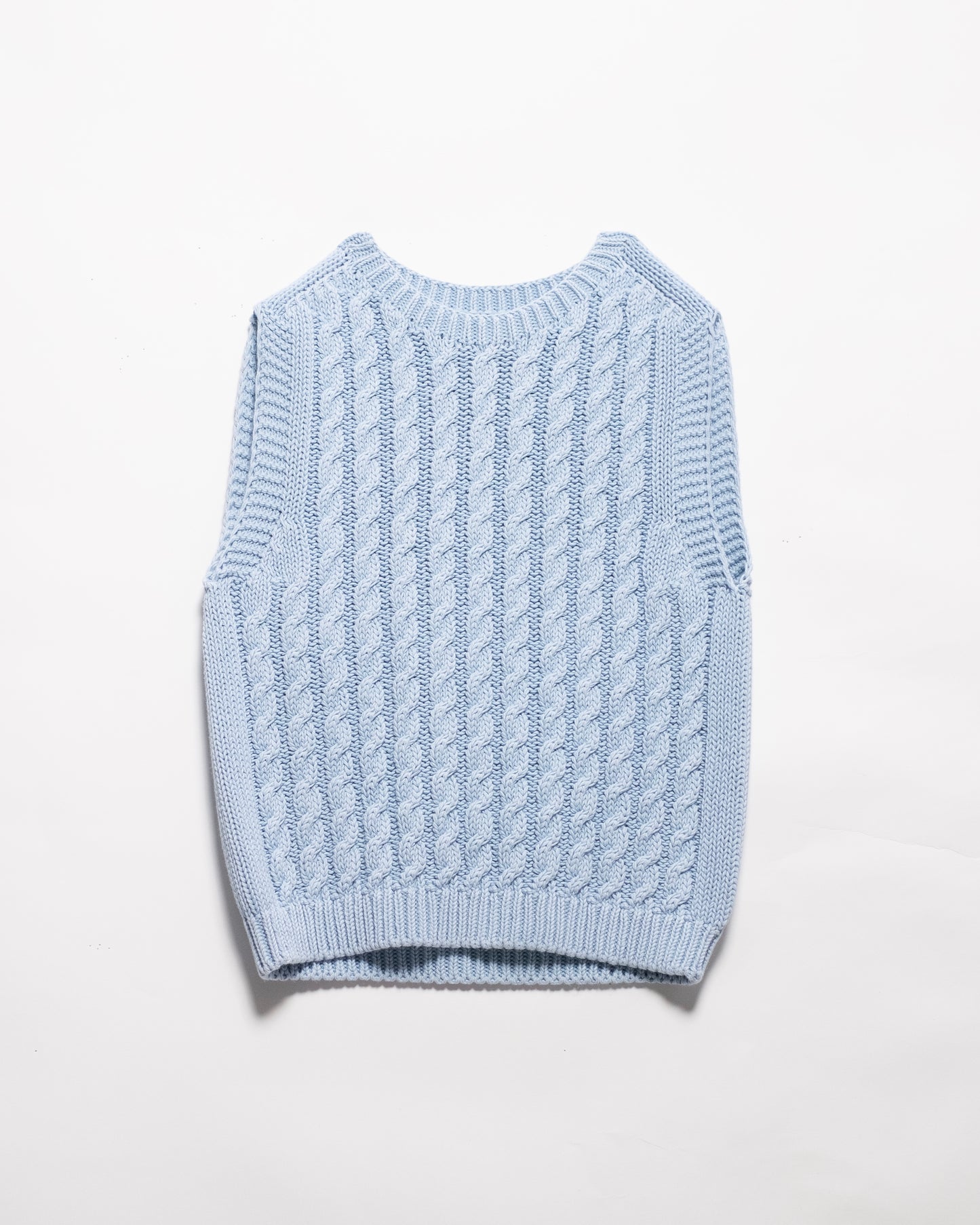 Fine Cotton Cable Tank Top