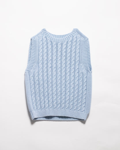 Fine Cotton Cable Tank Top