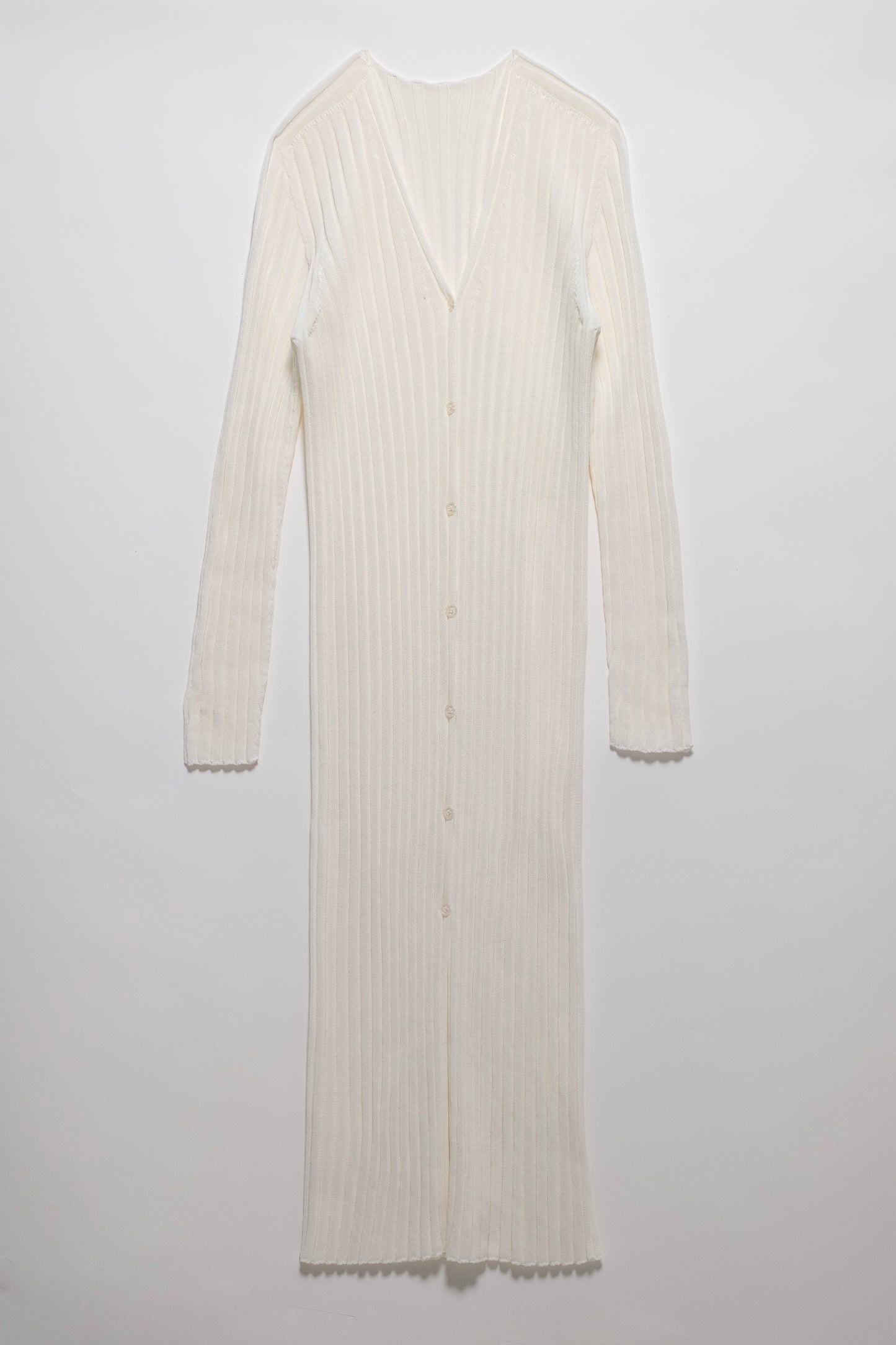 Fine Cotton Long Cardigan