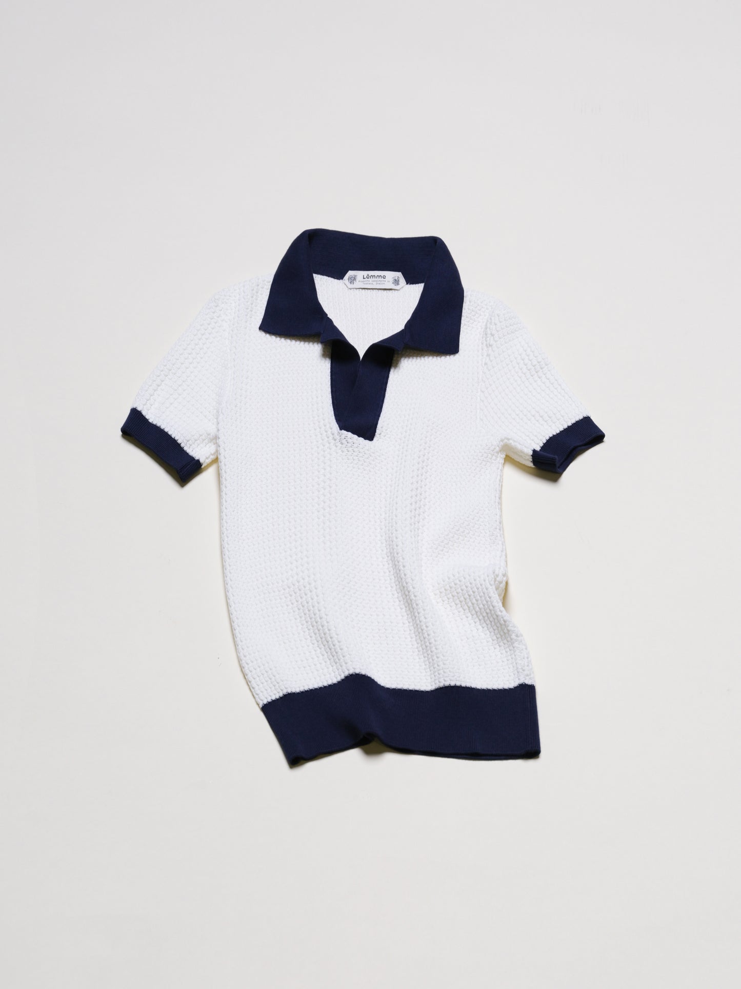 Cotton Crochet Polo